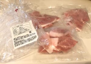 コープ商品豚こま切れ